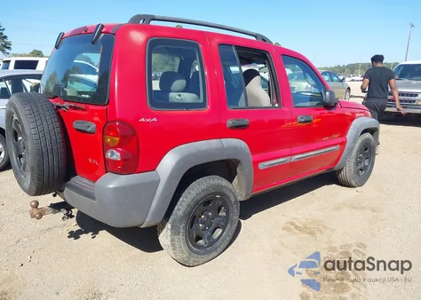 2002 Jeep Liberty Sport из США, поврежденный, VIN 1J4GL48K42W229083